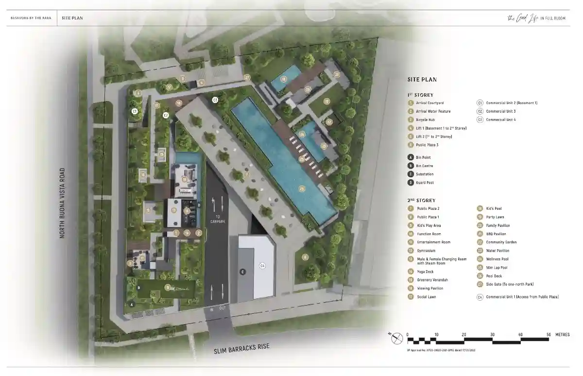 Blossoms by the Park 博盛苑 Site Plan